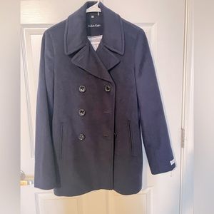 Calvin klein double breasted pea coat
